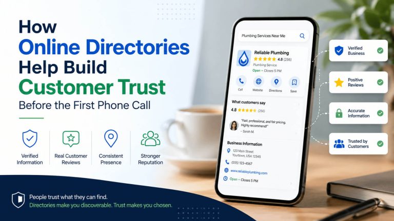 How Online Directories Help Build Customer Trust Before the First Phone Call